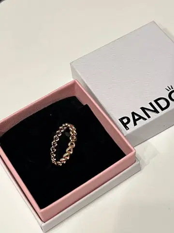기간 한정 가격 PANDORA 하트 모티브 반지