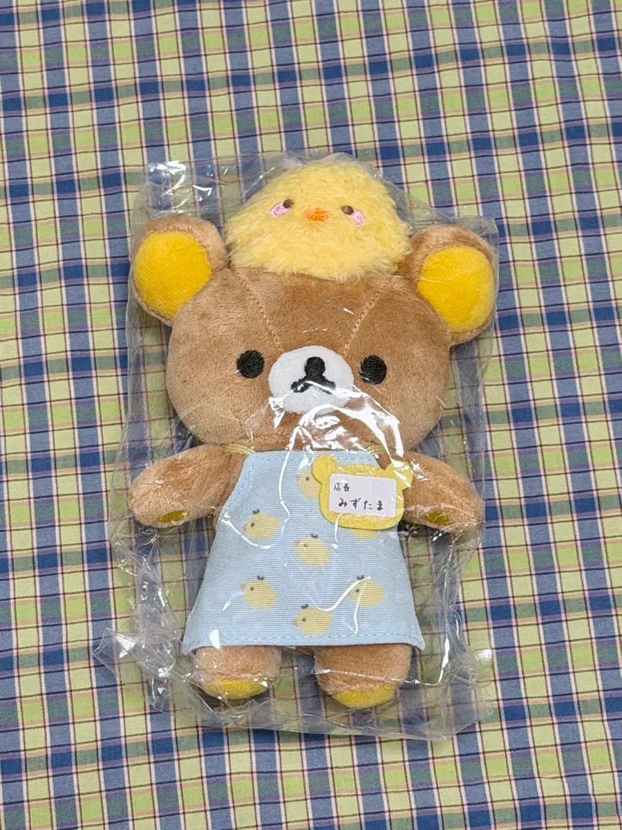산엑스 리락쿠마 레이크타운점장 인형 미즈타마 점장 키링 인형