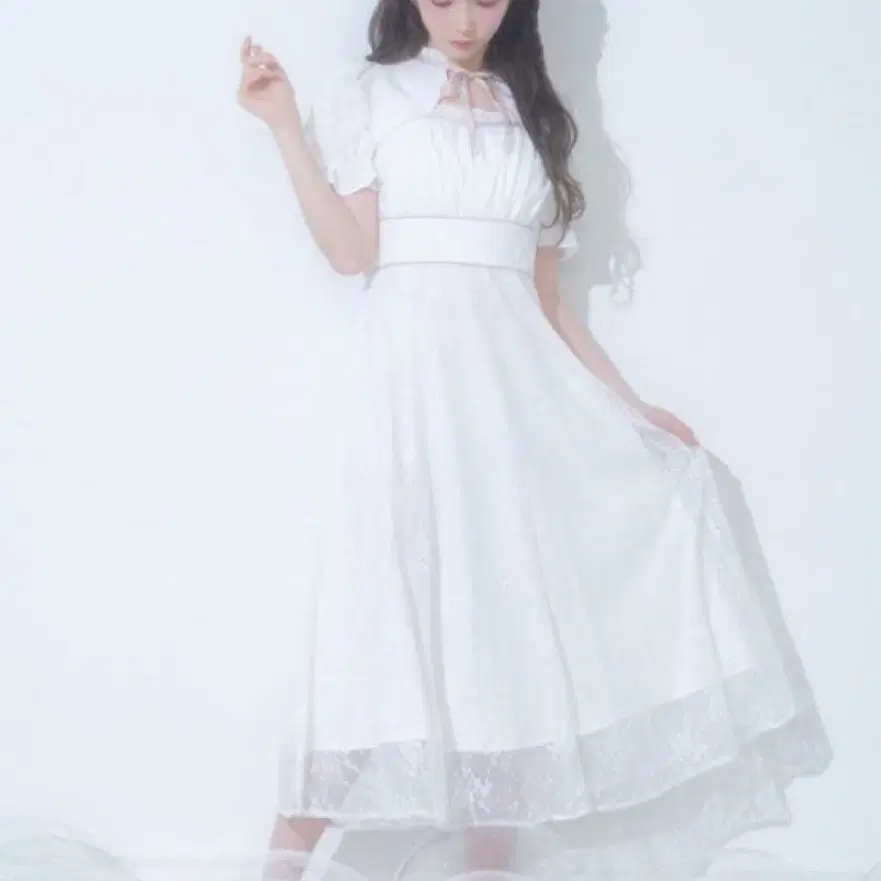 evelyn 에블린 레이스 리본 원피스