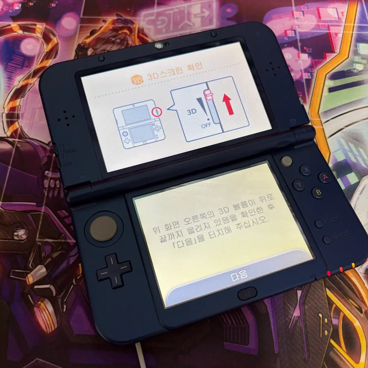 닌텐도 NEW 3DS XL 메탈릭블루 게임기 SS~S 급
