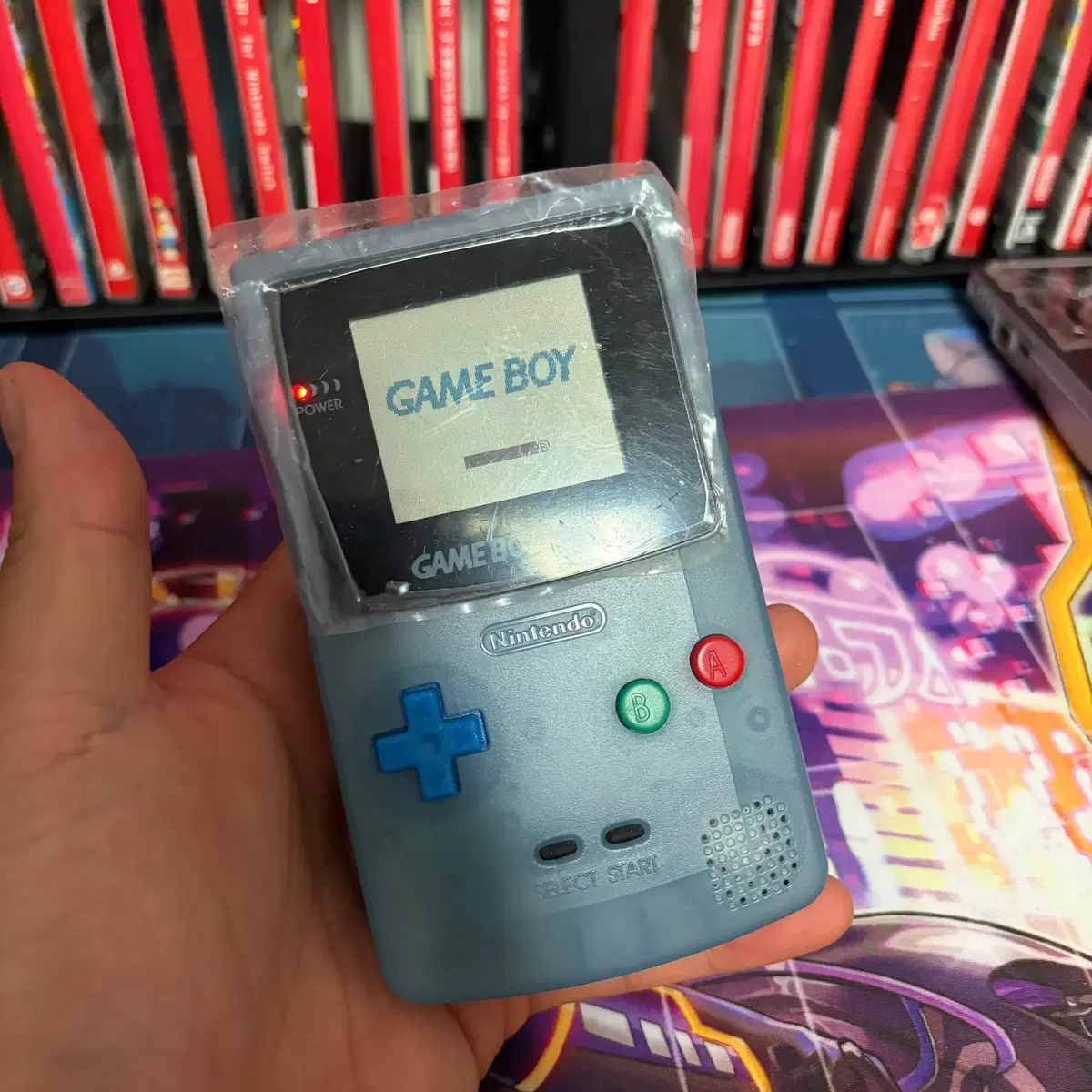 닌텐도 게임보이 컬러 GBC 밀키블루 게임기