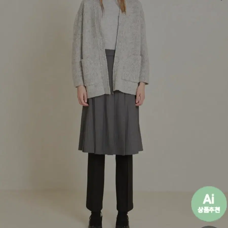 나이스클랍 고급진 콤비 니트집업(SB4