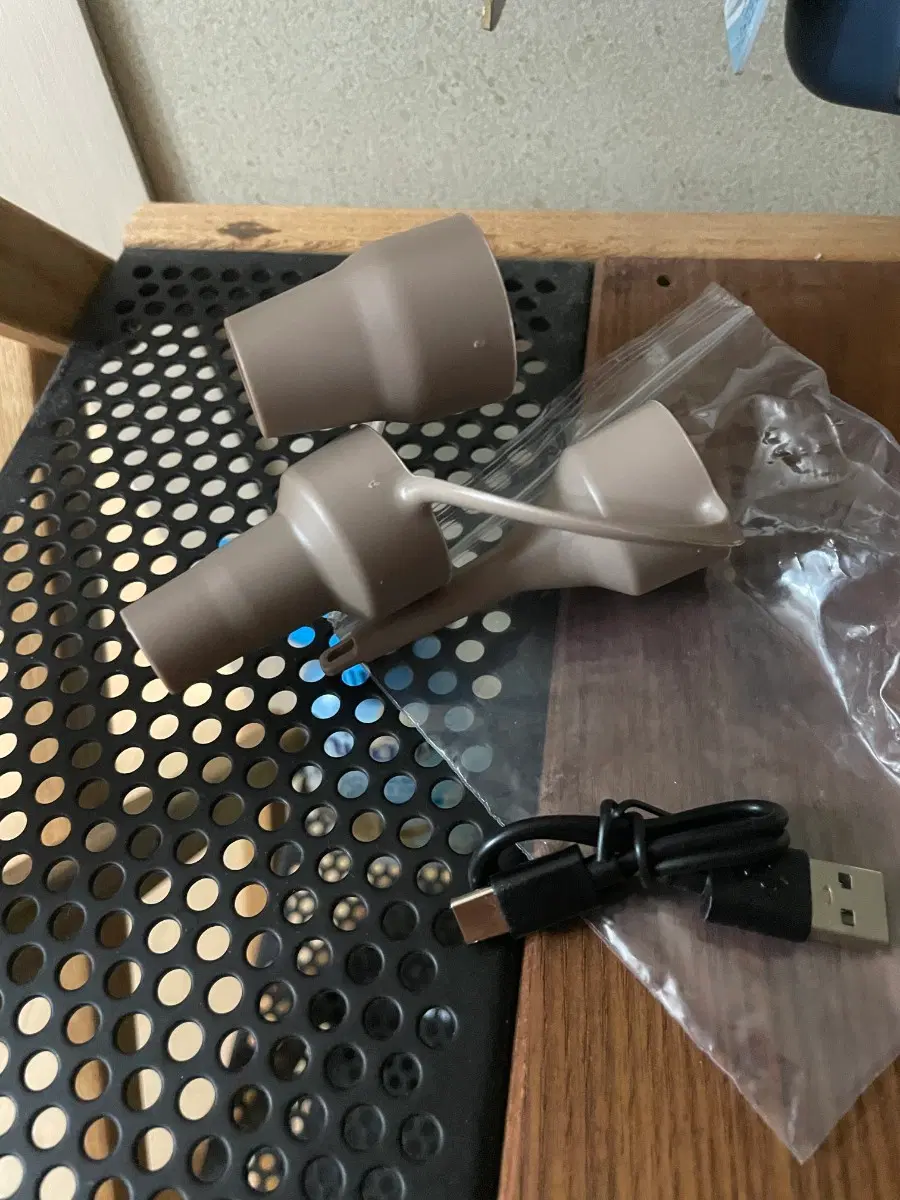 에어 주입 어댑터 3종 + 충전 전원 usb