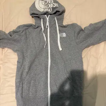 THE NORTH FACE 집업 후드티 그레이