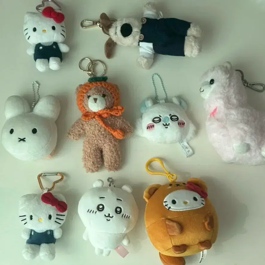 귀여운 캐릭터 인형 키링 모음