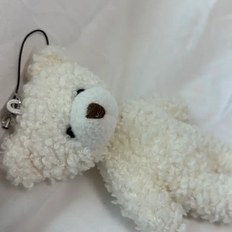 곰돌이 인형 키링  아이보리