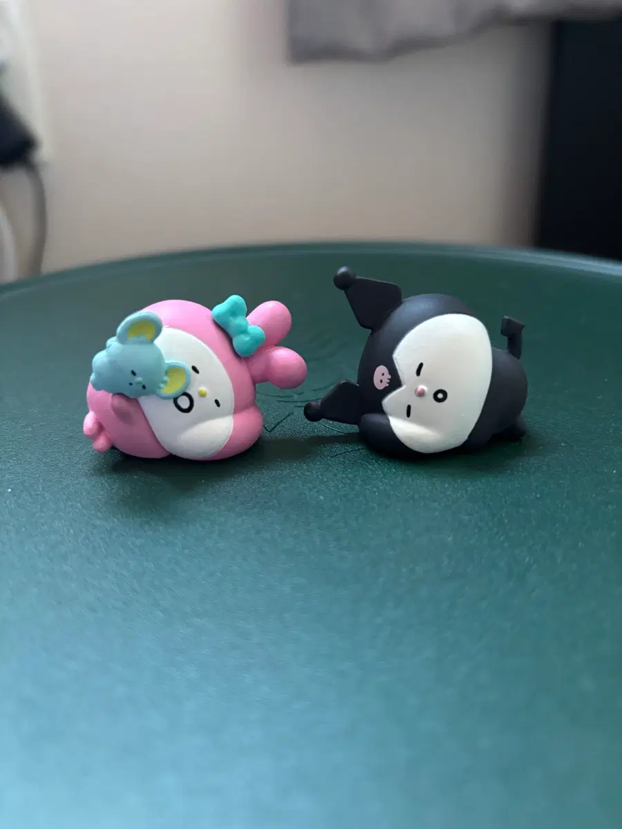 2개 일괄) 나가노 산리오 콜라보 가챠 마이멜로디 쿠로미 피규어 농담곰 치이카와
