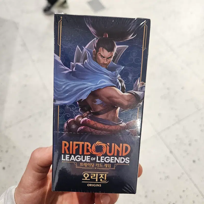리프트바운드 리그오브레전드 카드게임 오리진 부스터 슬림 1박스 총 120장 슈링크이상없음 TCG