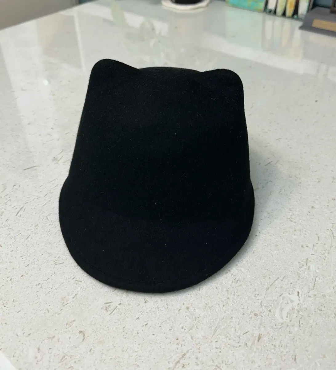 고양이 귀 모양 아동 모직 모자