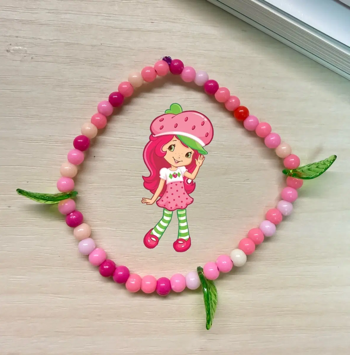 strawberry shortcake 비즈팔찌