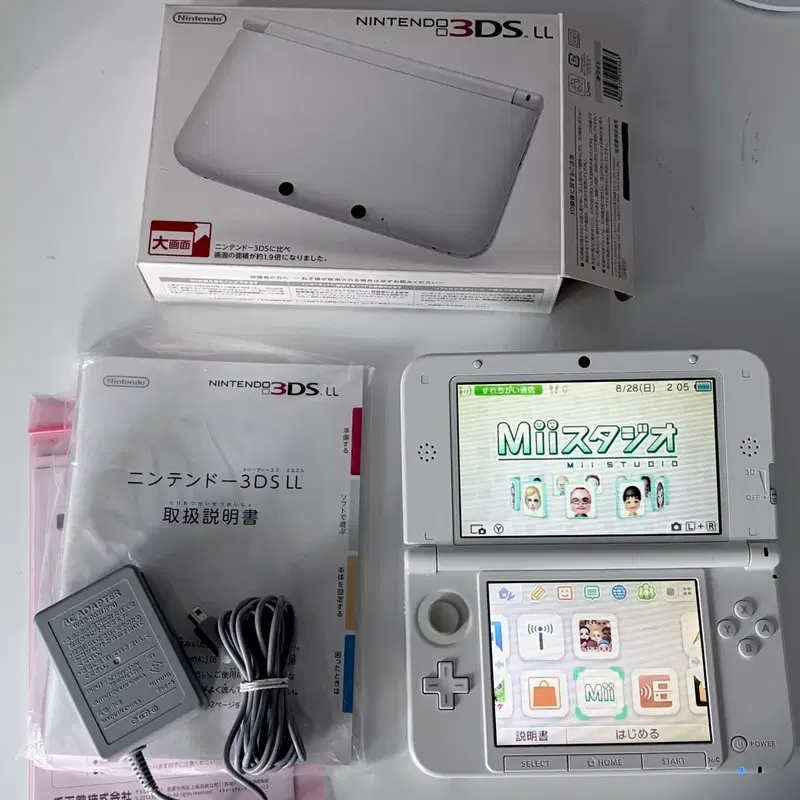 풀박 XL LL 3DS 하양 화이트 일판 일본판 닌텐도 구작다수 삼다수