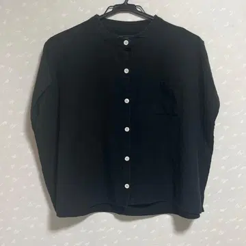 yamma 산업 아이즈 목화 스탠드 카라 민소매 셔츠