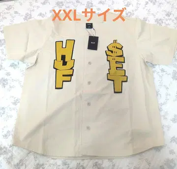 새상품 HUF 하프 유니폼 베이스볼 셔츠 XXL 판매 종료품