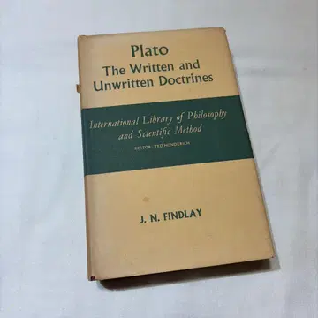 [ 외국도서고서 ] plato the written and unwritten do