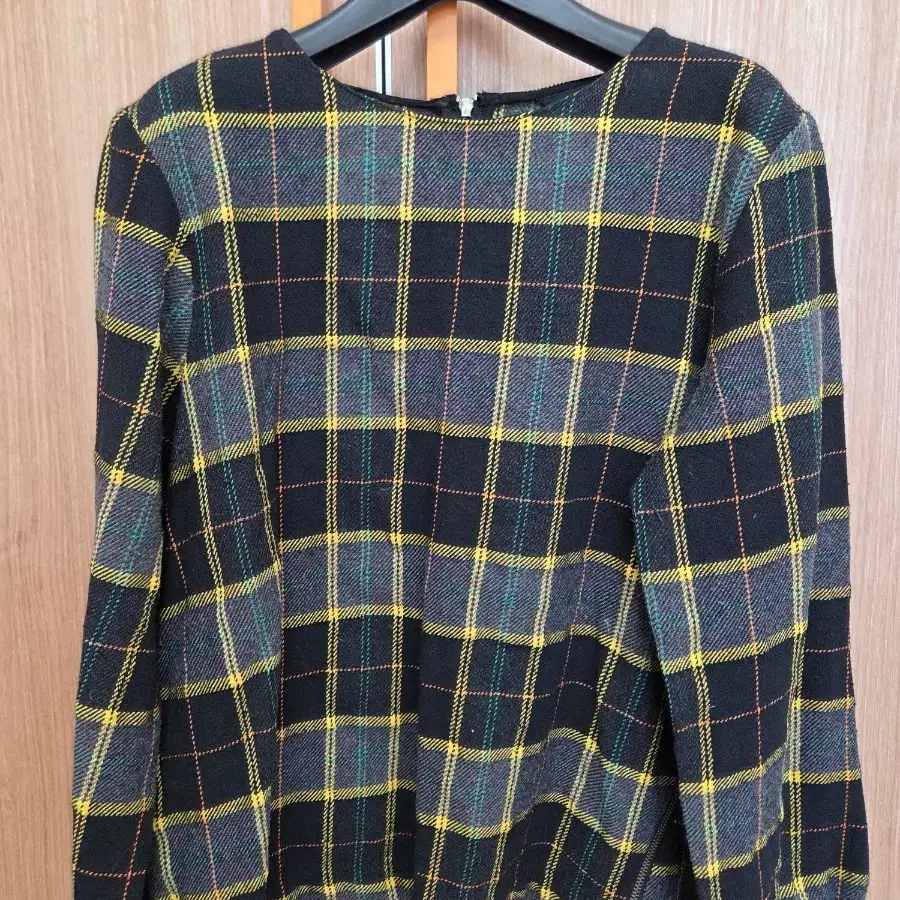 ZARA BASIC 체크 블라우스