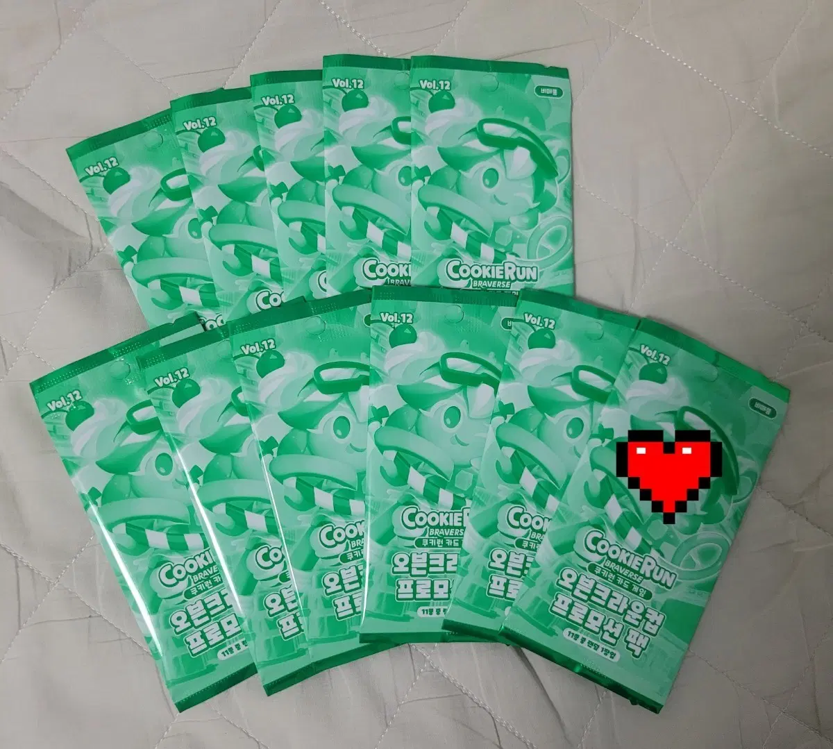 쿠키런 브레이버스 오븐크라운컵 프로모션 팩 Vol.12 10장