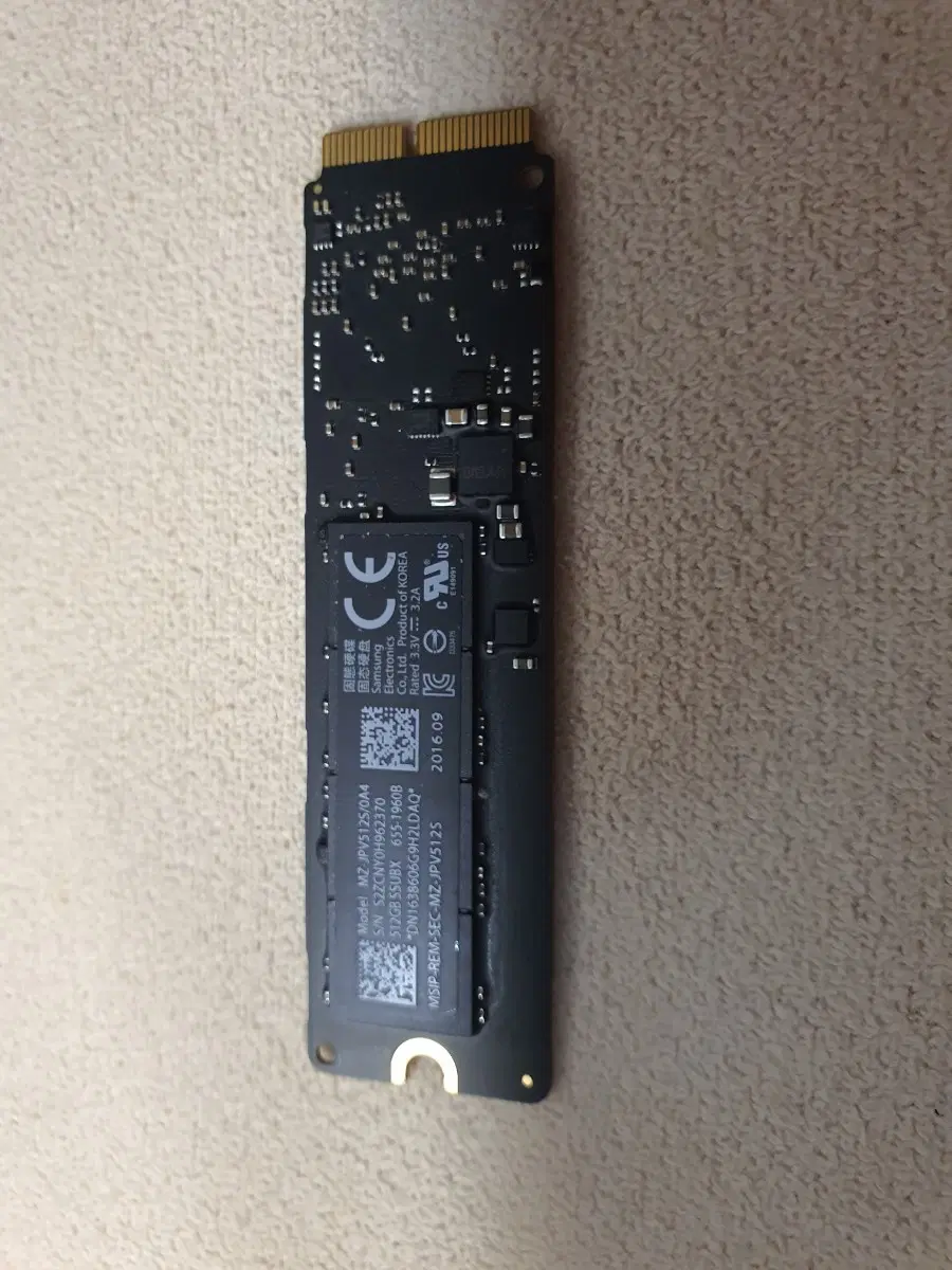 애플 맥북 아이맥용 SSD 512G