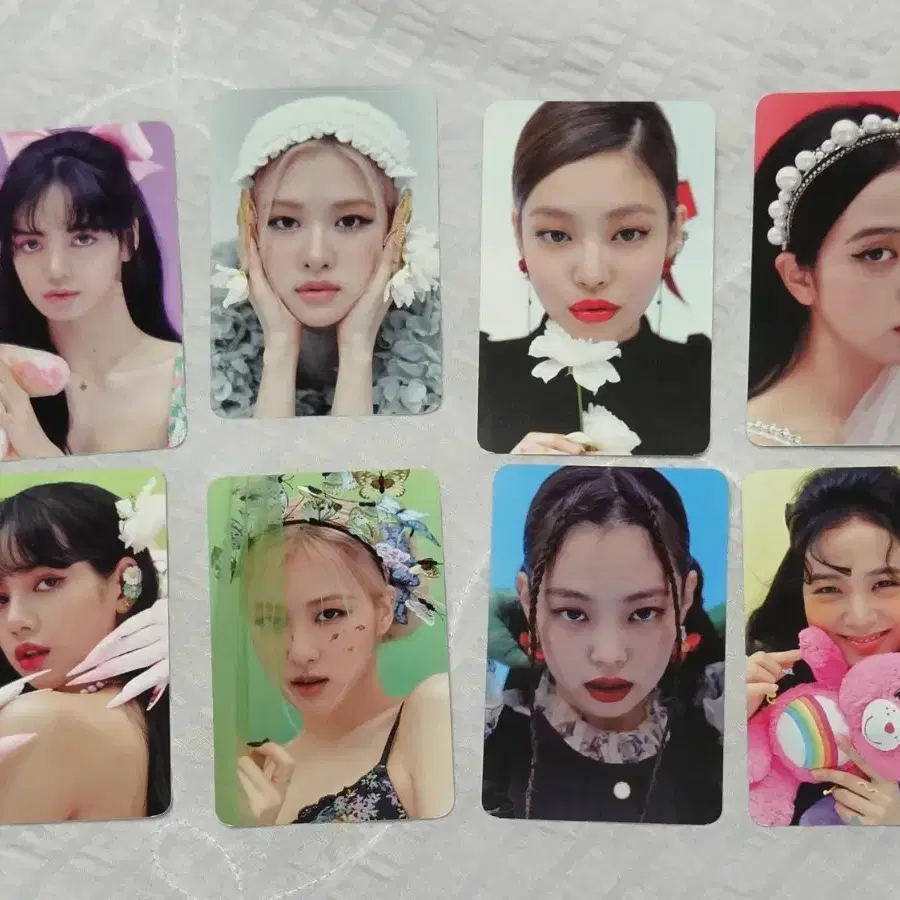 블랙핑크 blackpink 2021년 희귀 특전 8종 풀세트 로제 제니 지수 리사