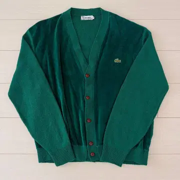 Lacoste 그린 가디건