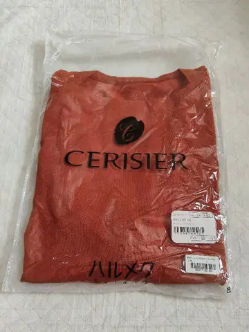 [ 새상품 ] 하르메크 CERISIER 7부 소매 티셔츠 벽돌색 계열 텐셀