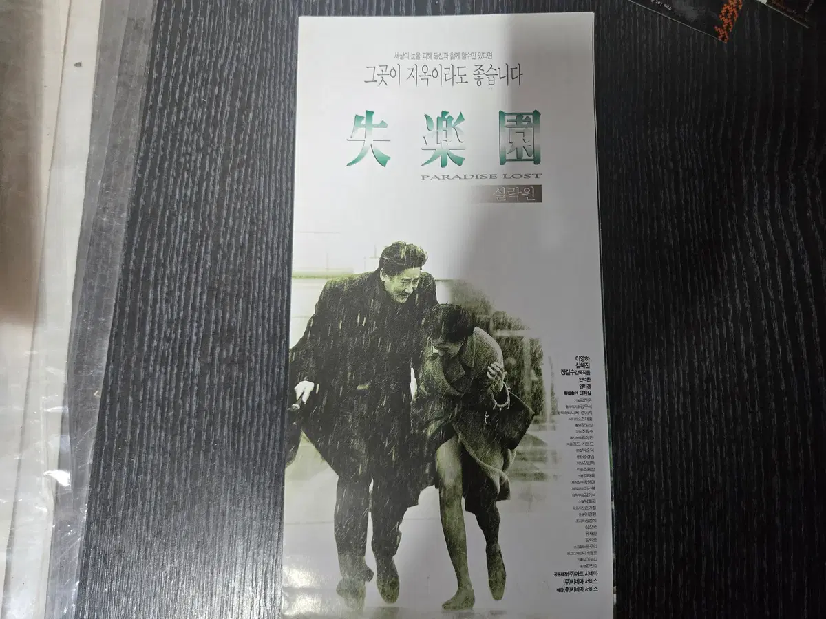 실락원 / 심혜진/ 이영하/영화전단지/영화자료/고전희귀