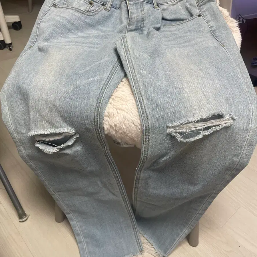 찢청바지 L