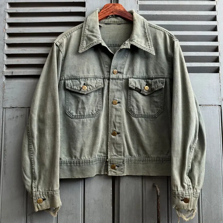 [M]70's Lee USA 빈티지 페이딩 트러커 자켓