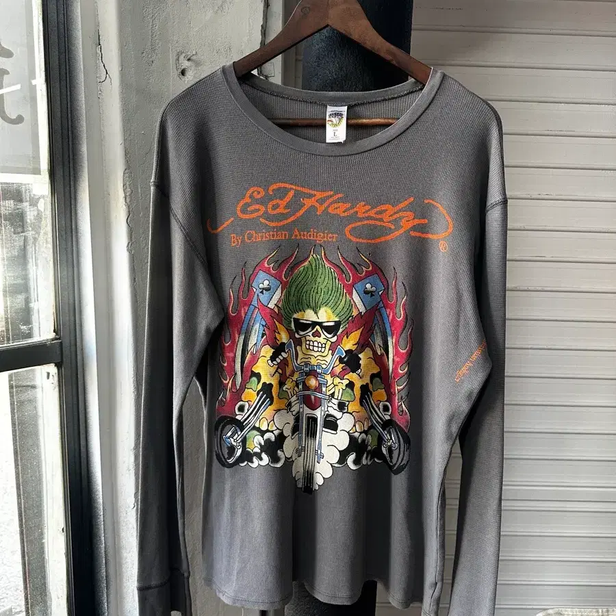 에드하디 by christian audigier thermal long sleeve