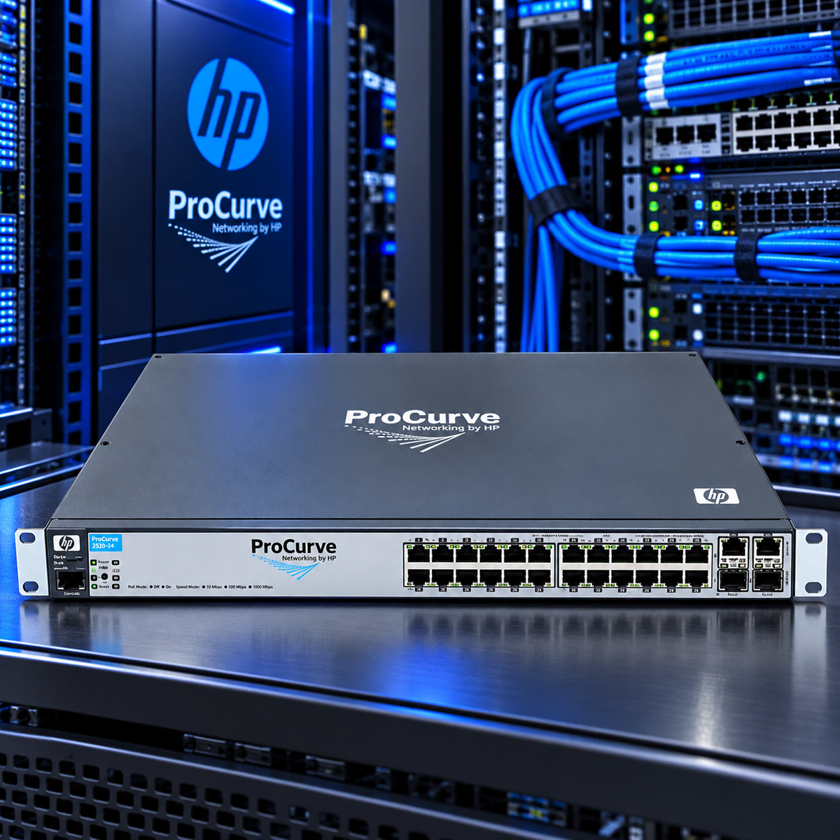 [국내재고]HP 프로커브 J9085A ProCurve 2610-24 24포트 스위칭허브