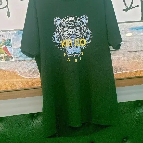 겐조 타이거 반팔티 블랙