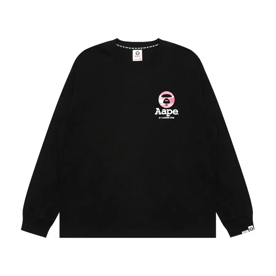 APE 카모 롱슬리브 티셔츠 블랙 s 새상품