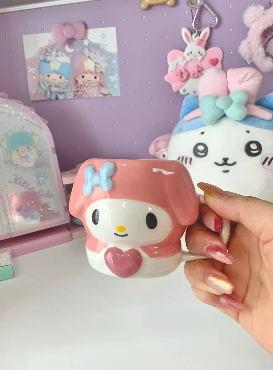 산리오 마이멜로디 머그컵 퓨로랜드 한정