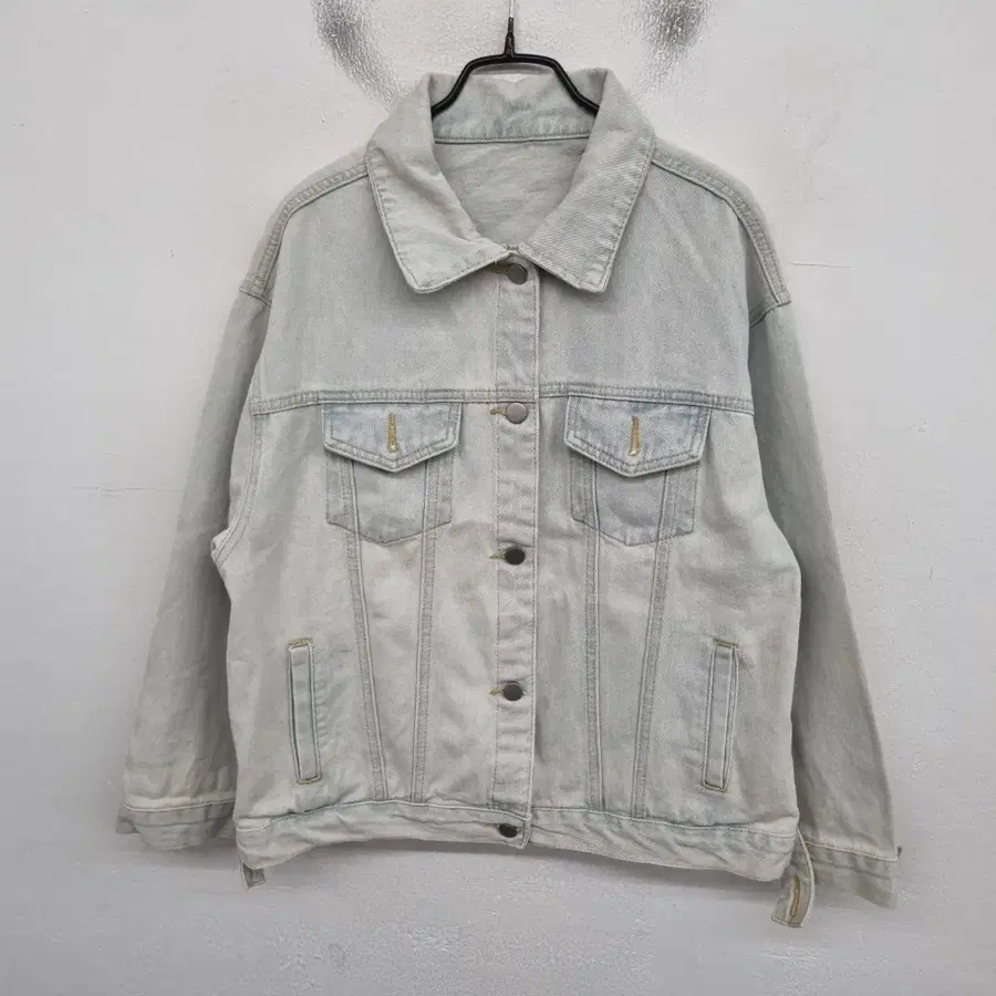 [여성66~77 size] 워싱 데님 자켓 청자켓