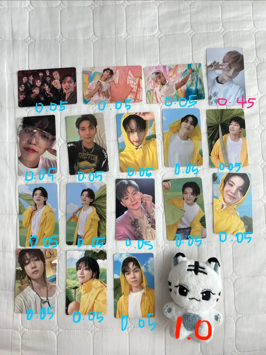 !세븐틴 포카와 조슈아 인형!