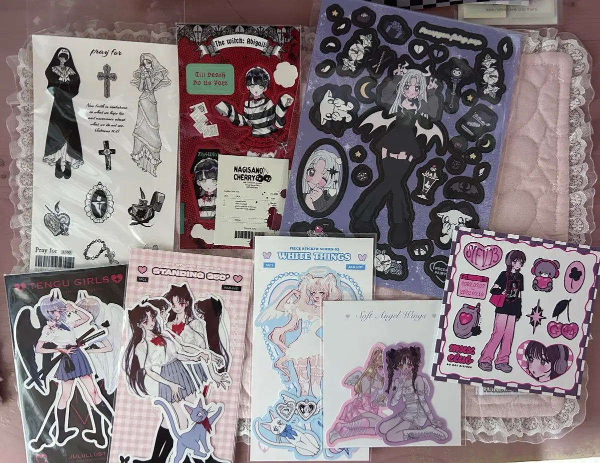 단종 일러스트 스티커 일괄