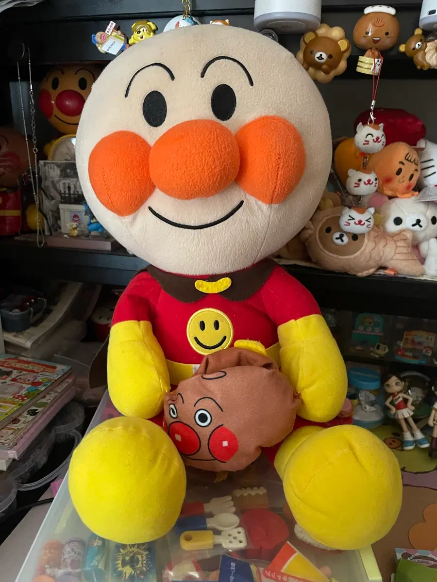 호빵맨 인형 양팡맨 호빵맨가챠 스티커 고전문구 일본인형