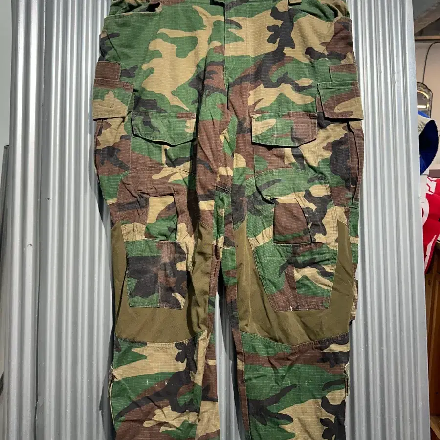 [XL] 우드랜드 카모 밀리터리 컴뱃 카고 팬츠 WOODLAND CAMO COMBAT PANTS