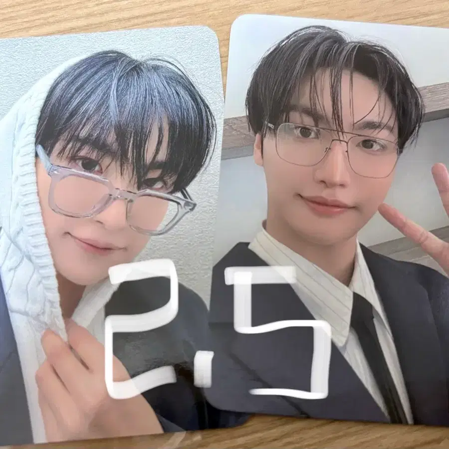 에이티즈 성화MD포카 2장