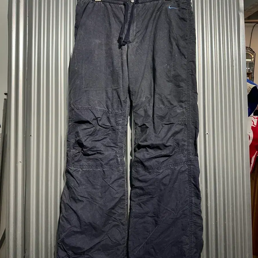 [M] 나이키 NIKE 빈티지 나일론 와이드 부츠컷 트랙 팬츠