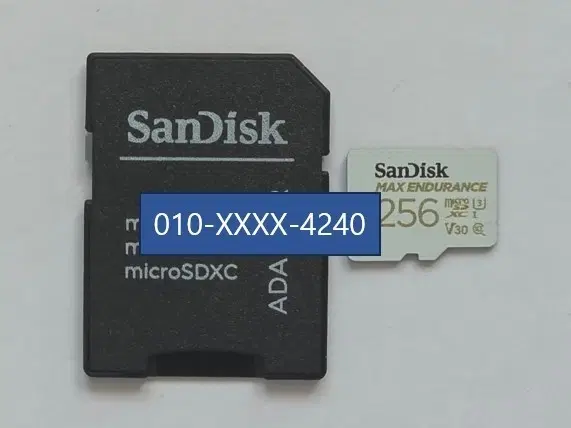 샌디스크 Sandisk MAX ENDURANCE 256GB 마이크로SD