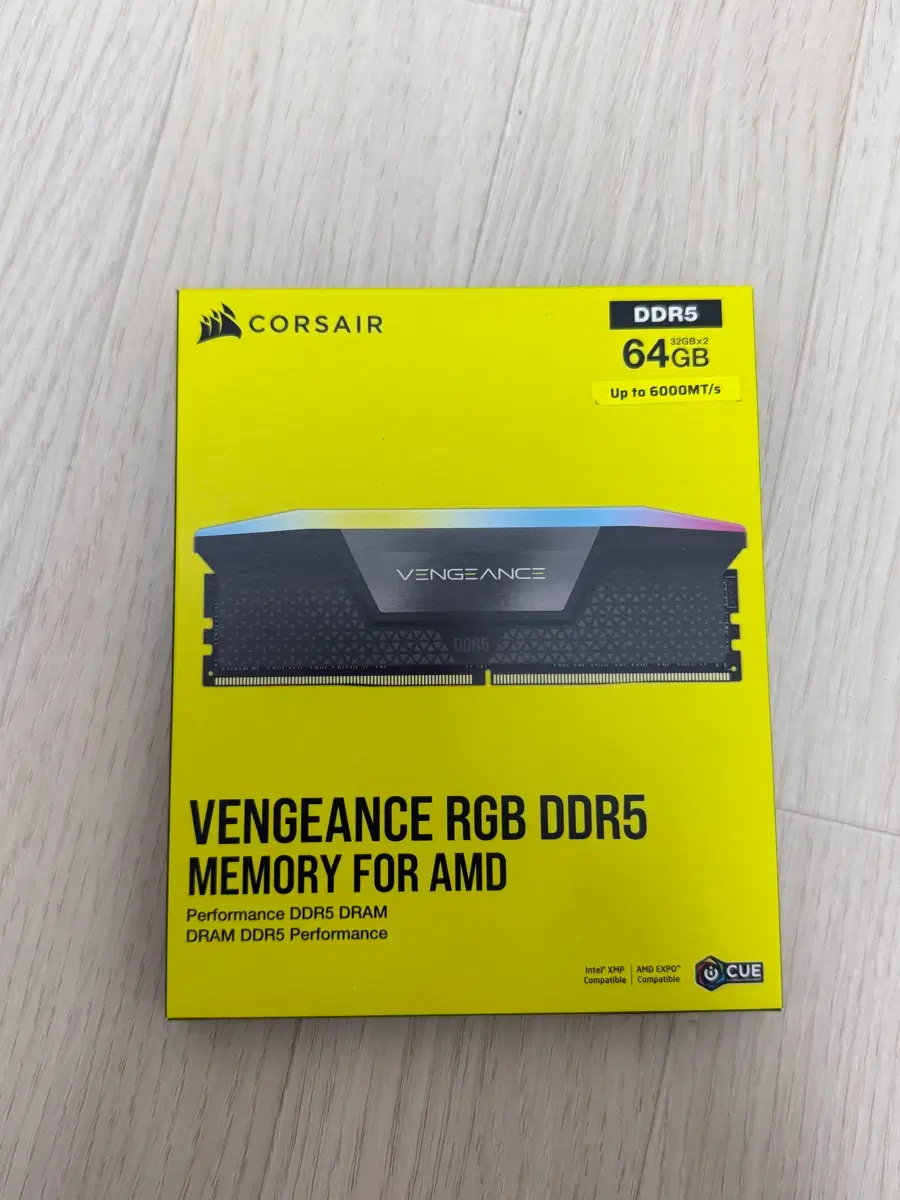커세어 벤젠스 RGB DDR5 CL30 64GB(32+32)