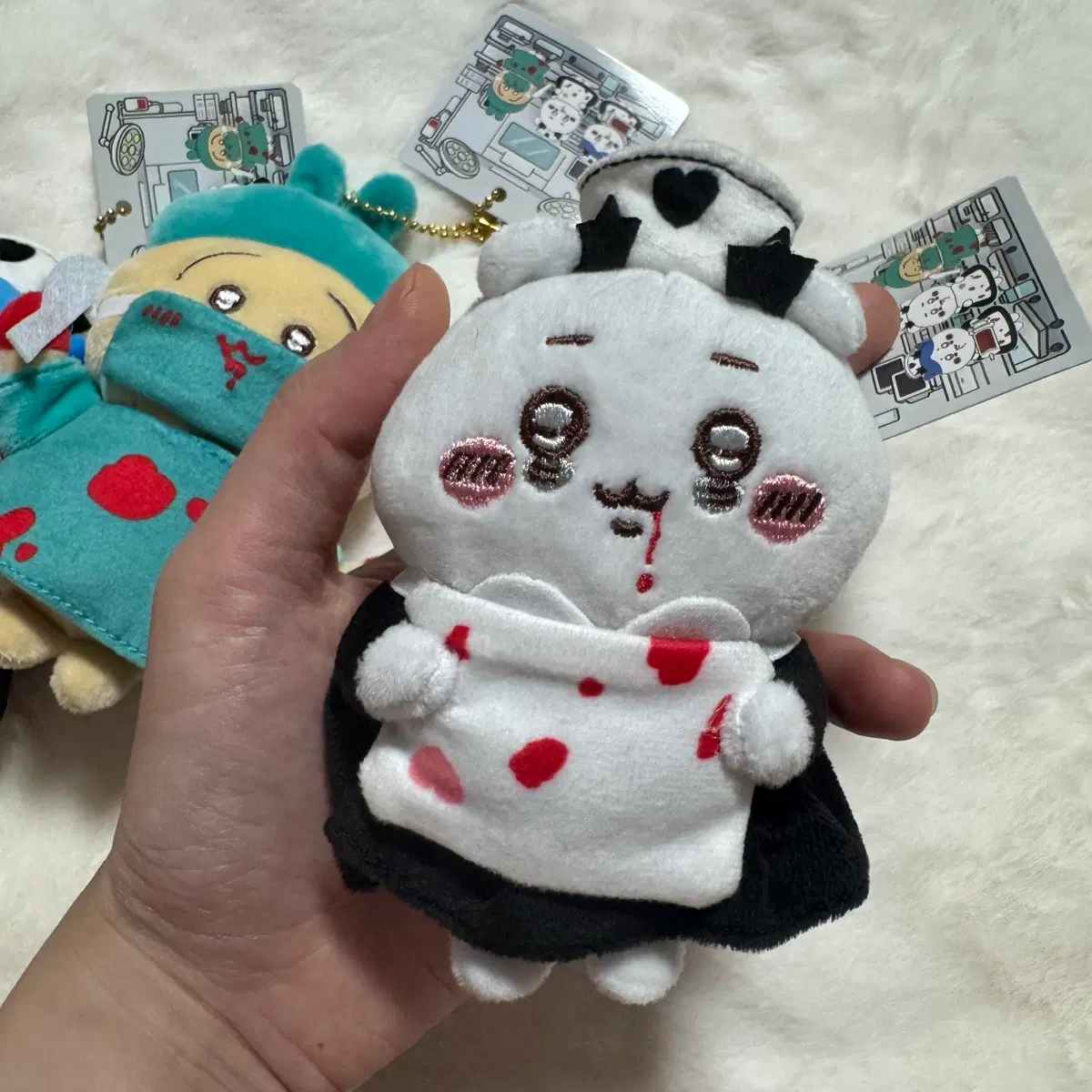 (새상품) 할로윈 코스프레 치이카와 병원놀이 인형 키링