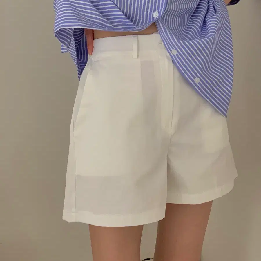 베이지바지 흰바지 키작녀바지