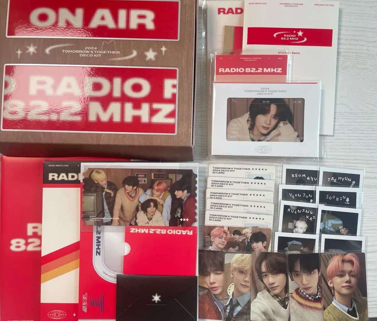 2024 투바투 데코키트 (미개봉 알라딘 특전포함