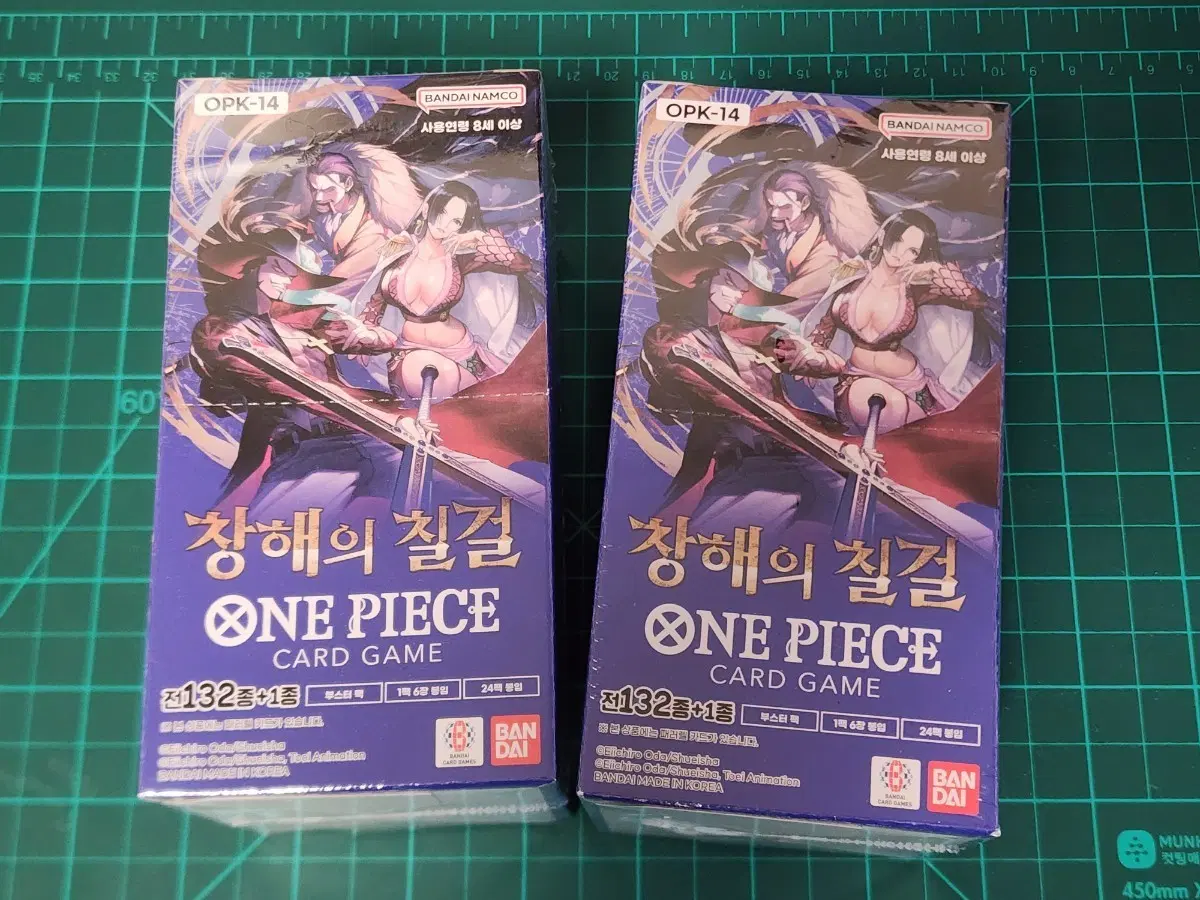 한판, 슈링크O) 원피스카드 14탄 창해의칠걸 박스 판매