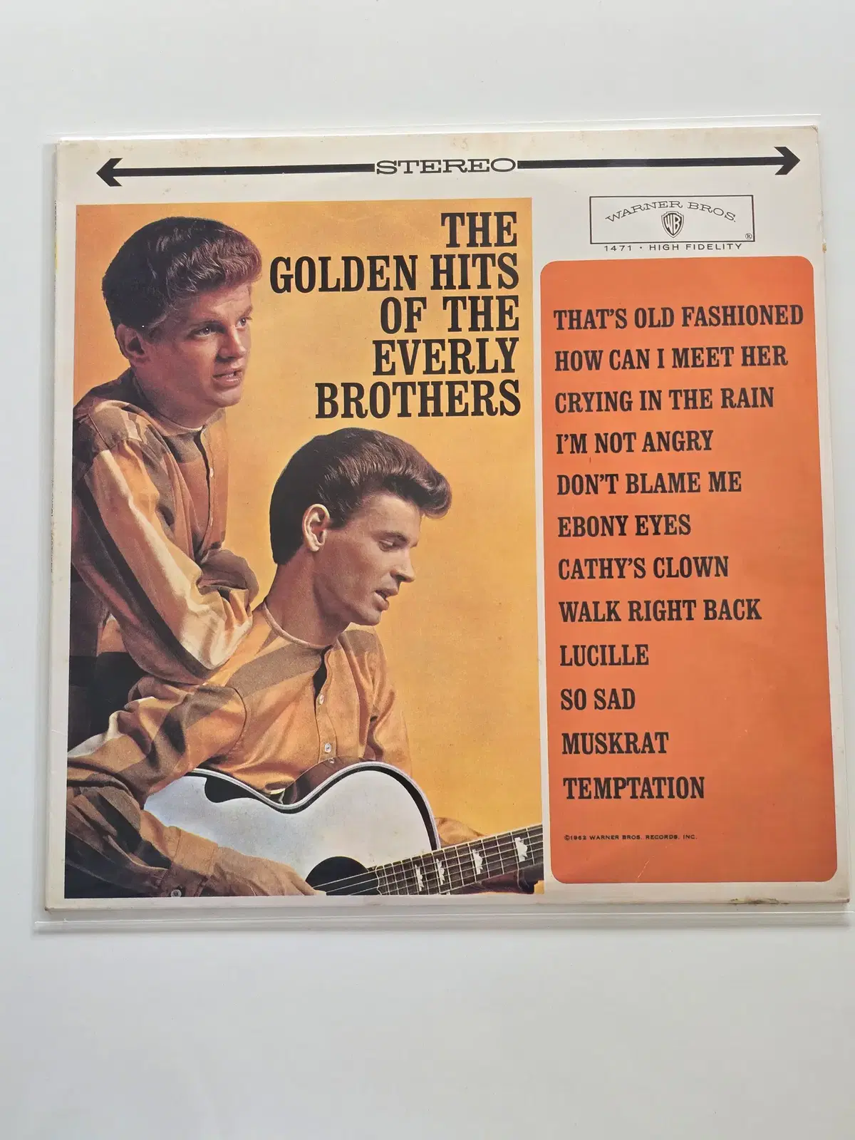 Everly Brothers 에벌리 브라더스 LP / The Golden Hits of the Everly Brothers/MINT/가사지
