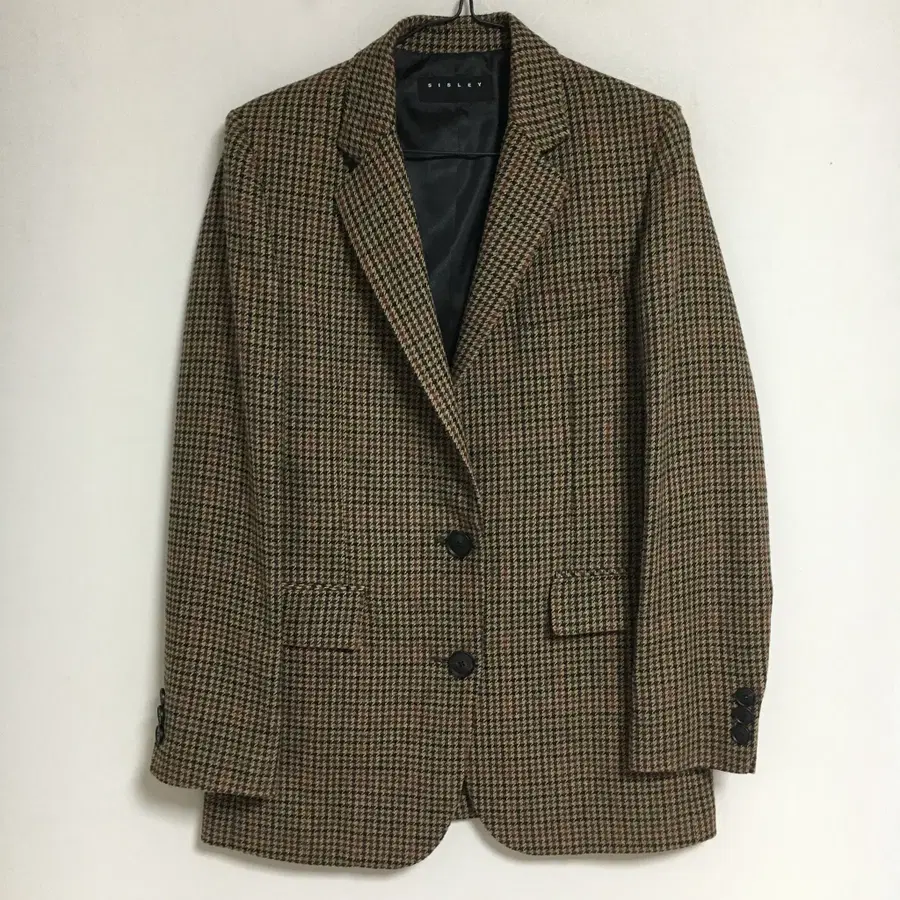 SISLEY 시슬리 하운드투스 울 자켓 90