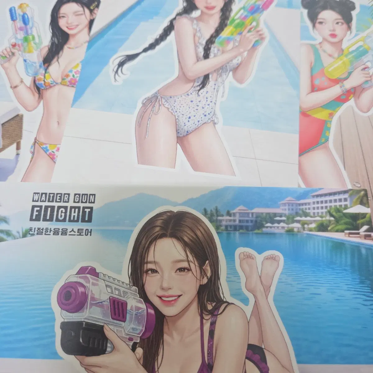 [친절한윰윰스토어] 워더컨 파이트 인물 4매