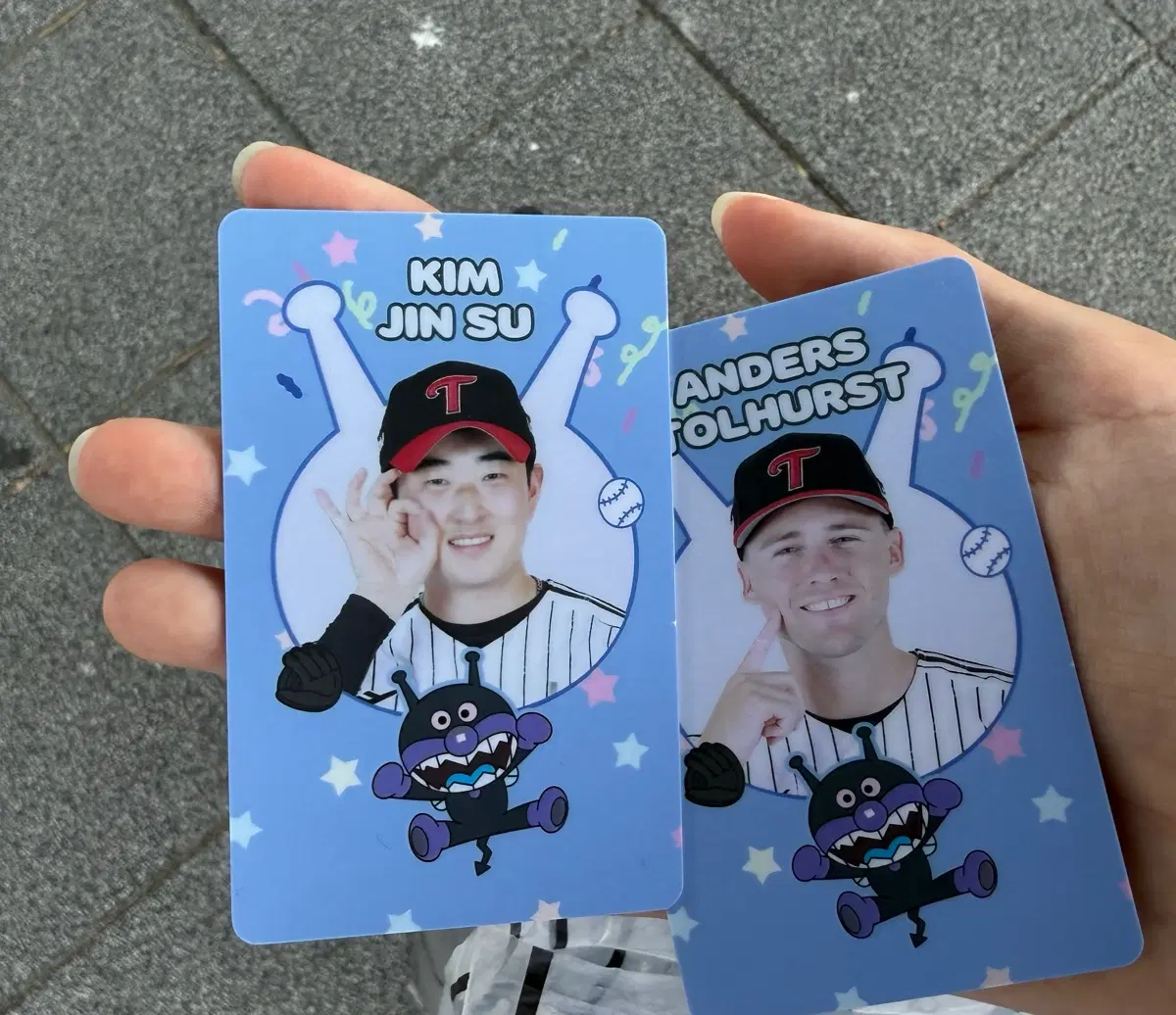 엘지트윈스 호빵맨 포토카드