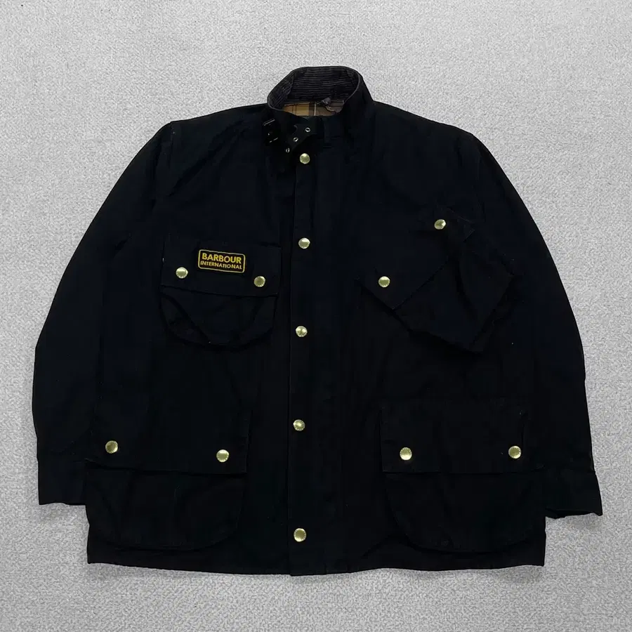 바버 Barbour 인터네셔널 오리지널 A7 왁스 자켓 블랙